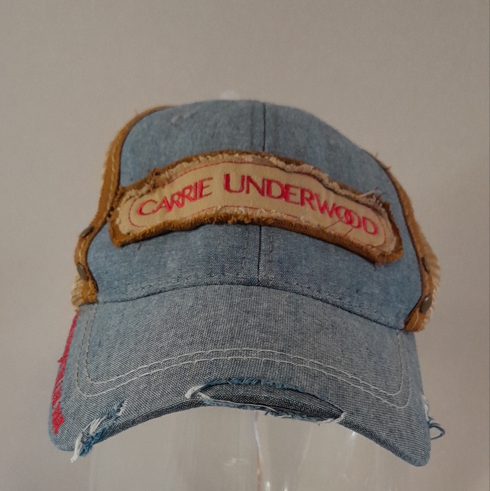 - Carrie Underwood Distressed Mesh Cap With Snapback Pre-owned